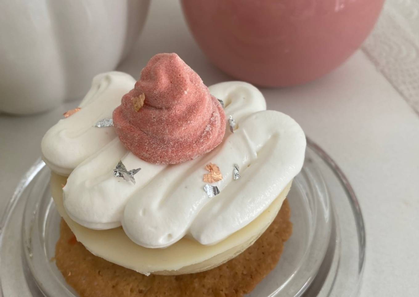 Panna cotta con coulis de maracuyá