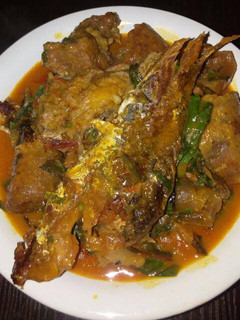 A picture of Oha soup.
