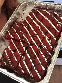 A picture of Red Velvet Brownies.