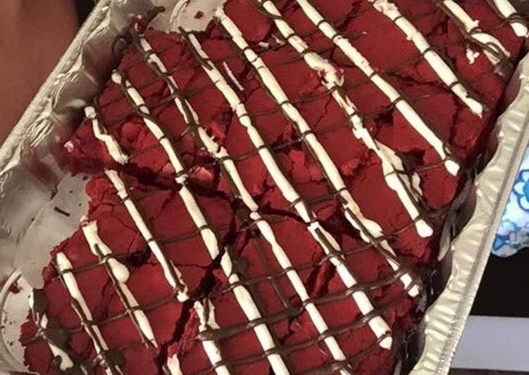 Simple Way to Make Speedy Red Velvet Brownies