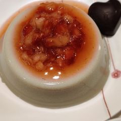 A picture of Black Sesame Tofu Pudding.