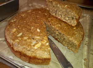 Una foto de Pan integral plátano y avena