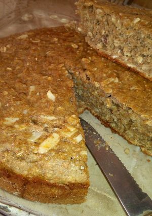 Una foto de Pan integral plátano y avena