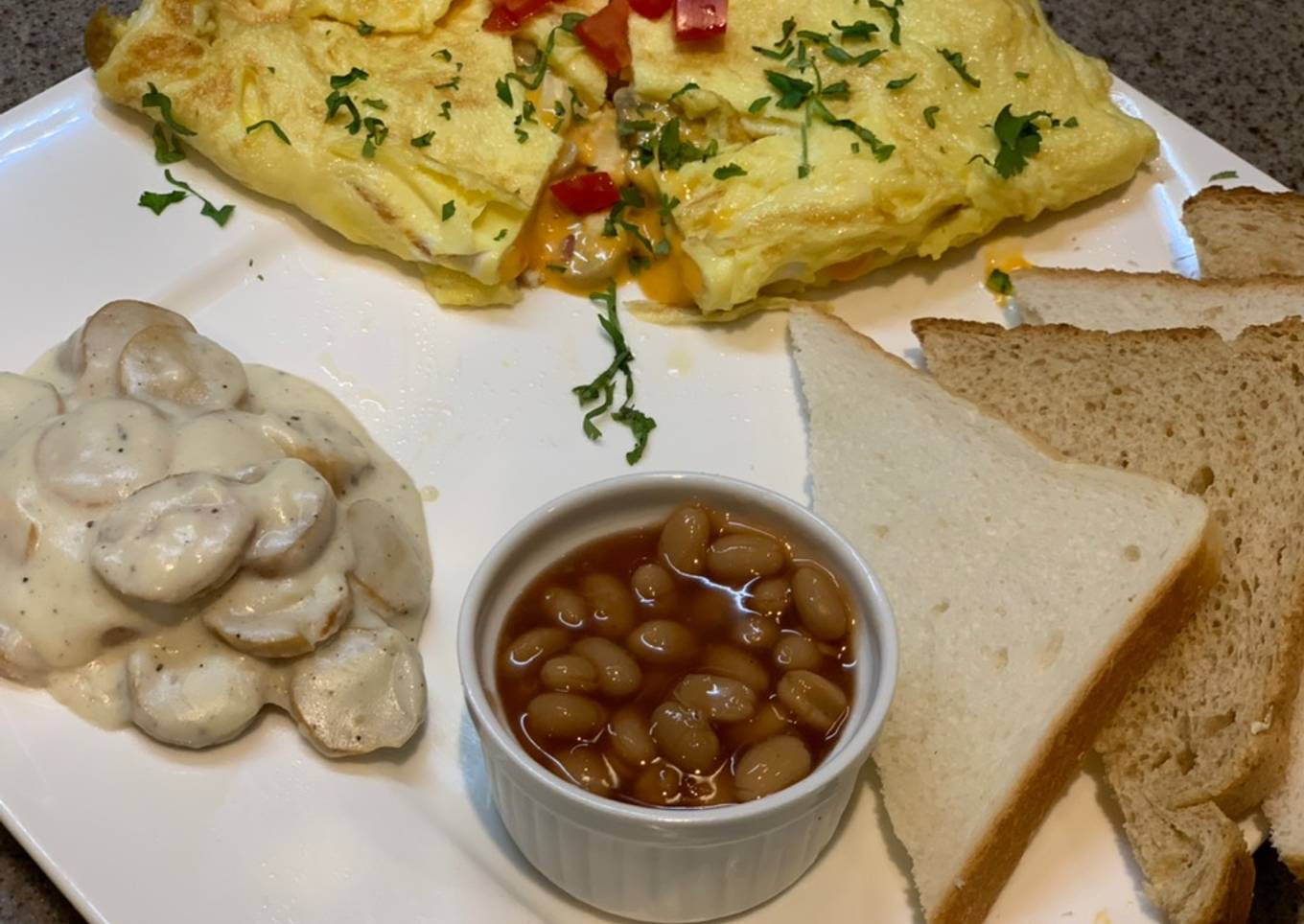 British breakfast platter🧀🥪