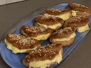 A picture of greek feta pies