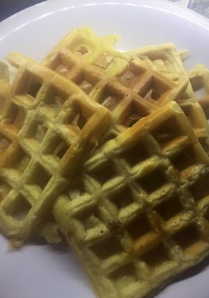 Una foto de Waffles