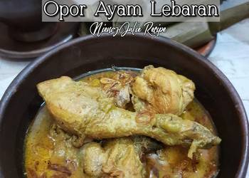 Cara Memasak Cepat Opor Ayam Lebaran Sedap Nikmat