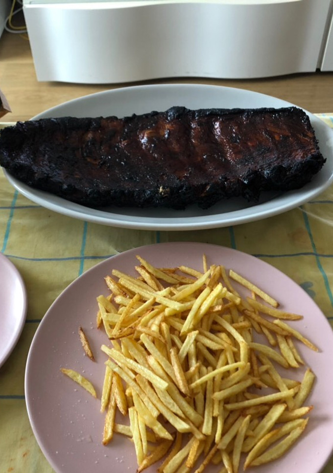Una foto de Costillas de cerdo estilo FOSTER