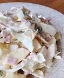 Salad Rau Diếp Xoăn Trắng (Endive) Táo & Thịt Nguội