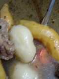 Un rico caldo de verduras