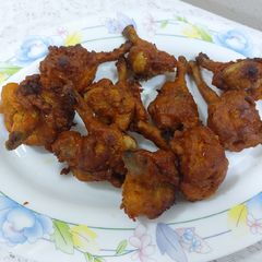A picture of Chicken lollipops.
