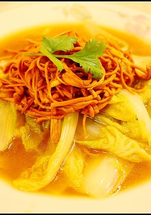 【美味湯菜】金蟲草煨娃娃菜 的食譜成品照片
