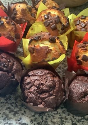 Une photo de Muffins fête 🥳 le chocolat 🍫