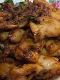 Cuttlefish fry recipe