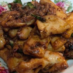 A picture of Cuttlefish fry recipe.