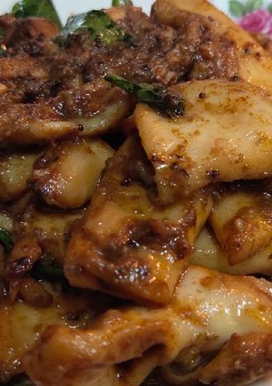 A picture of Cuttlefish fry recipe.