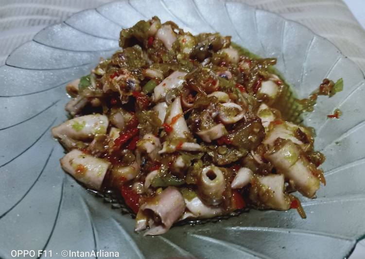 Cumi sambal mercon