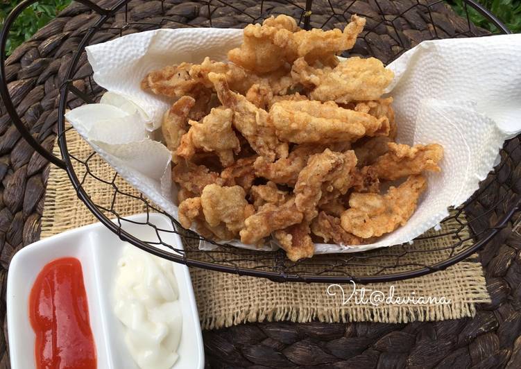 Jamur tiram crispy