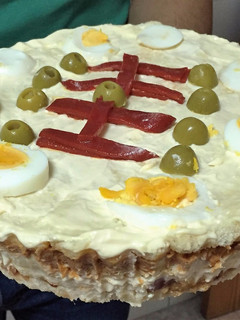 Una foto de Pastel frío de atún