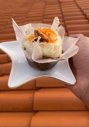 Una foto de Cupcakes de zanahoria 🥕🧁