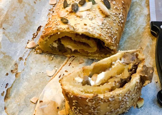Passaggi a Fai Perfetto Strudel Funghi, Zucca&amp;amp;Feta