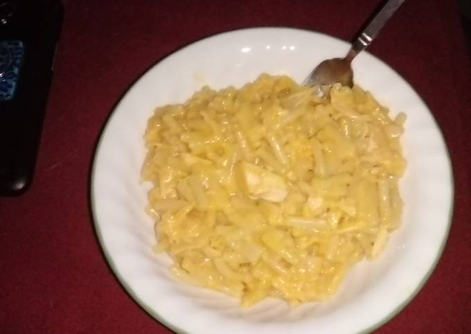 Recipe of Speedy Cheesy chicken Mac in