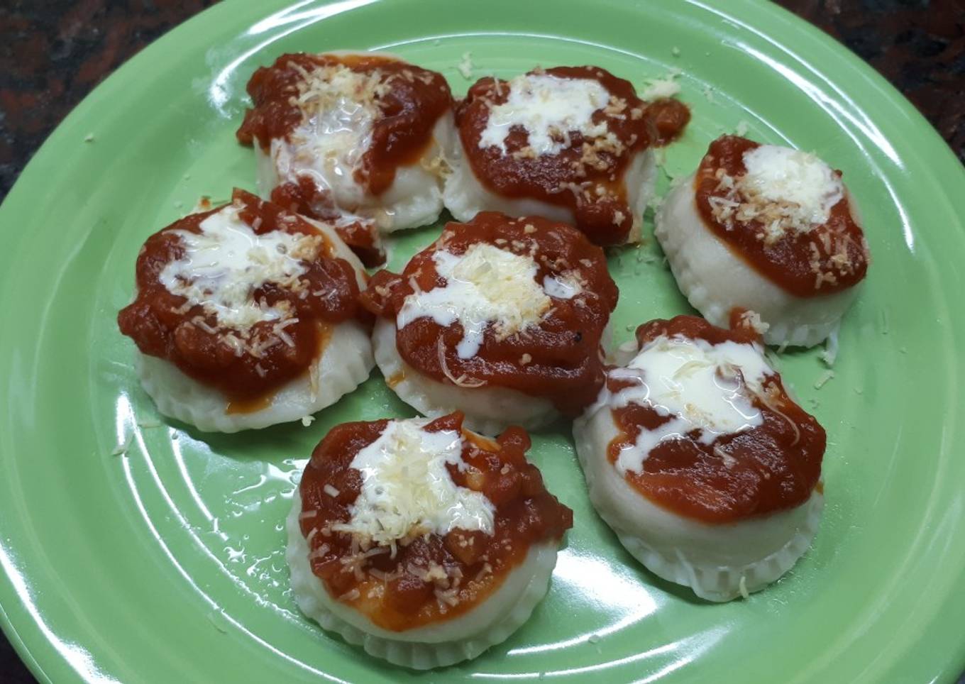 Sorrentinos de calabaza, panceta y ricota