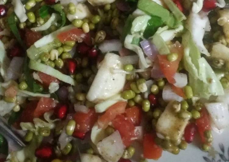 How to Prepare Speedy Moong Sprout Salad
