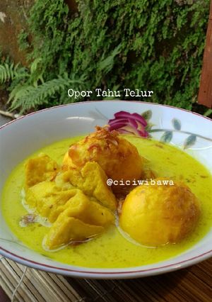 Foto resep Opor Tahu Telur Simpel dan Enak