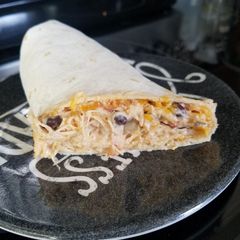 A picture of Instapot Southwest Cream Cheese Chicken Wraps.