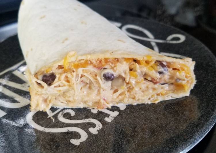 Recipe of Any-night-of-the-week Instapot Southwest Cream Cheese Chicken Wraps