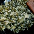 Habichuelas verdes con huevo