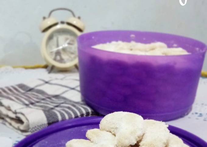 Resep Kue Putri Salju (tanpa oven, tanpa mixer, takaran sendok), Bikin Ngiler