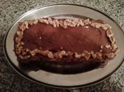 Una foto de tarta de galletas y nuez
