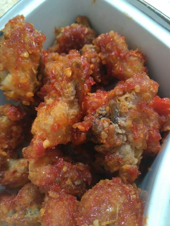 Langkah Mudah untuk Membikin Resep Ayam crispy bumbu sambal yang Sempurna Anti Ribet, Menggugah Selera