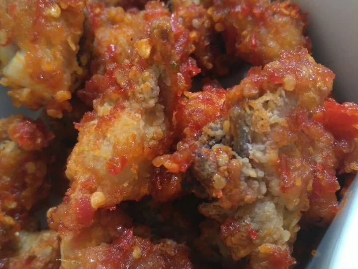 Langkah Mudah untuk Membikin Resep Ayam crispy bumbu sambal yang Sempurna Anti Ribet, Menggugah Selera