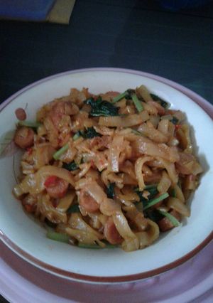 Foto resep Kwetiaw Sosis Pedas