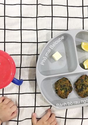 Hình của món BÁNH BÒ RAU NGÓT BÍ ĐỎ (blw).