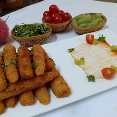 Baby corn fingers A picture of Baby corn fingers.