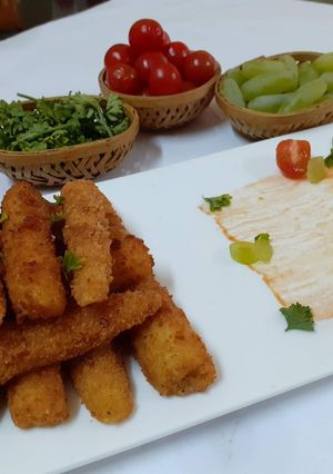 A picture of Baby corn fingers.