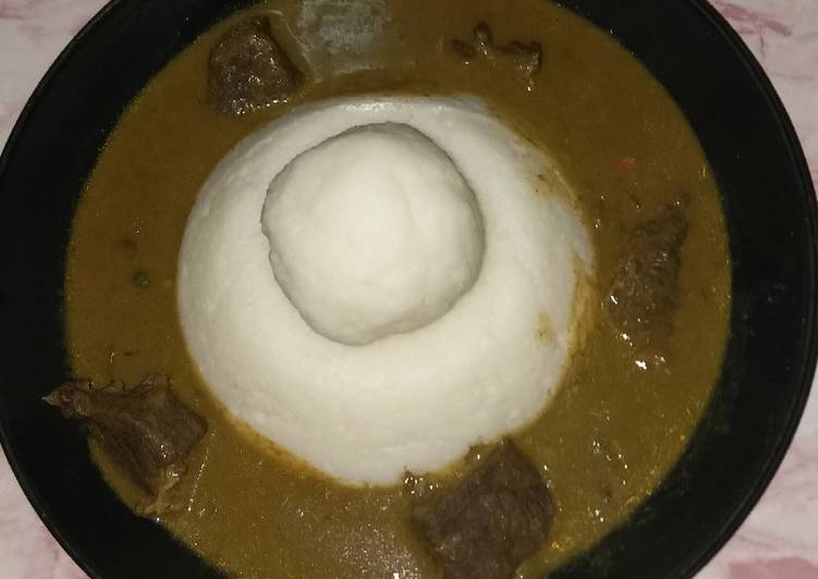 Easiest Way to Make Perfect Tuwon Shinkafa in a pool of Miyan Kuka