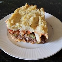 Brad's sheppards pie A picture of Brad's sheppards pie.
