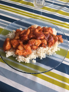 Una foto de Pechugas de pollo a la barbacoa 🍗