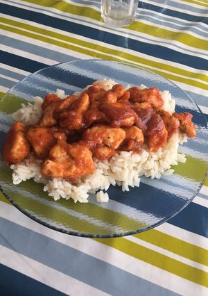 Una foto de Pechugas de pollo a la barbacoa 🍗