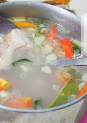 Foto resep Sup ikan kakap merah