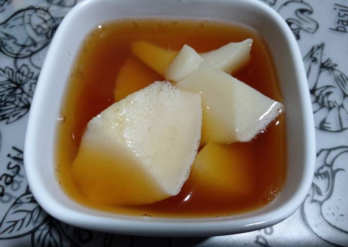 Resep Wedang Tahu Kembang Tahu Kuah Jahe Tahwa Oleh Vivin Sugiana~lovis