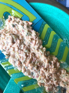 Una foto de Tartar de salmón