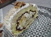 Une photo de gâteau caramel
