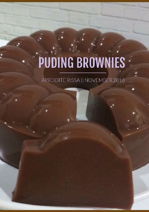 Foto resep Puding Brownies Tanpa Telur