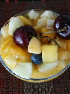 Una foto de Luego de los excesos !! Ensalada de fruta